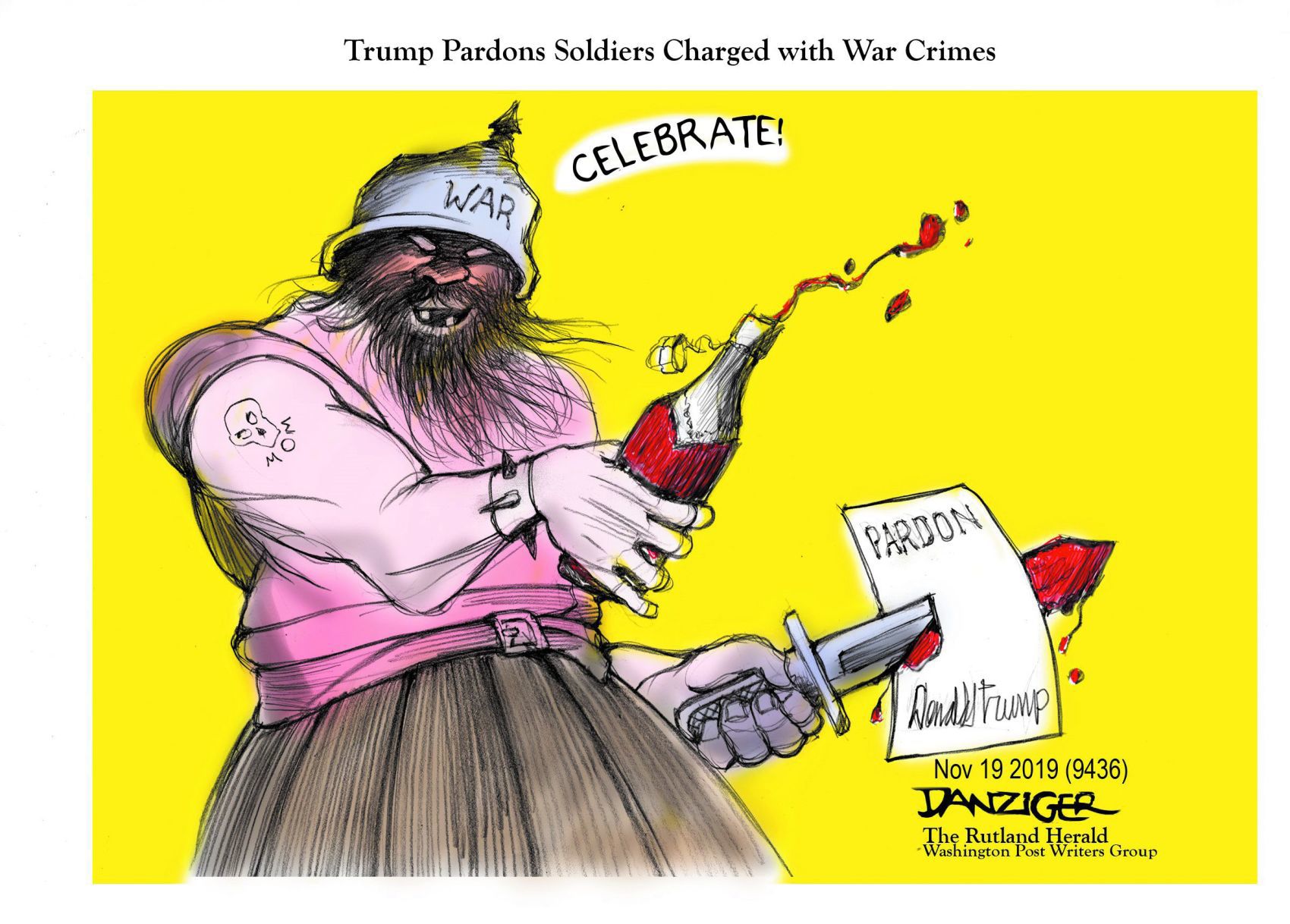 Jeff Danziger cartoon